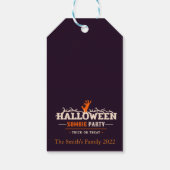 Trick or treat Halloween Gift Labels Cadeaulabel (Achterkant)