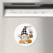 Trick or treat Halloween Gnome Magneet (Insitu (Vaatwasser))