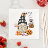 Trick or treat Halloween Gnome Servet (Insitu)