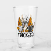 Trick or treat Halloween Gnomes Glas (Voorkant)