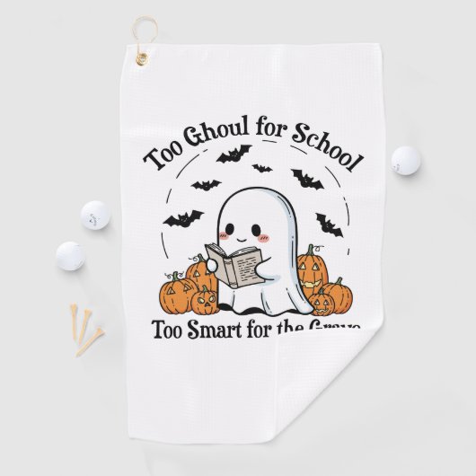 Trick or Treat Halloween Golfhanddoek (Insitu)