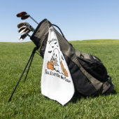 Trick or Treat Halloween Golfhanddoek (Groen)