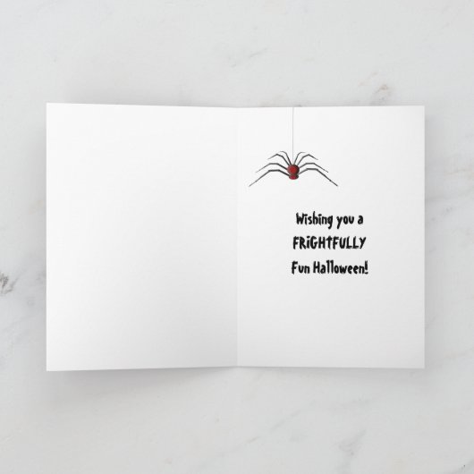 TRICK OR TREAT Halloween Greeting Kaart (Binnen)