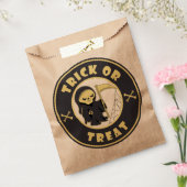Trick or treat Halloween grim reaper karakter Bedankzakje (Gezegeld)