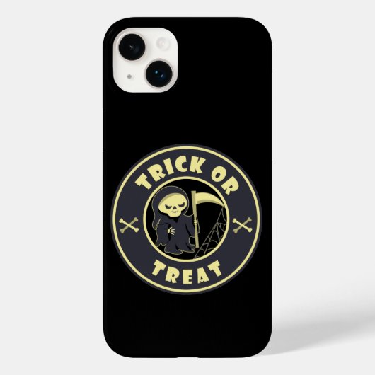 Trick or treat Halloween grim reaper karakter Case-Mate iPhone Case (Achterkant)