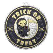 Trick or treat Halloween grim reaper karakter Dartbord (Voorkant)