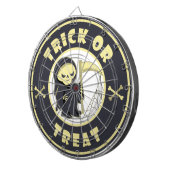 Trick or treat Halloween grim reaper karakter Dartbord (Voorkant Rechts)