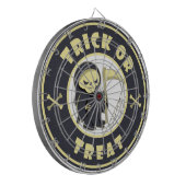 Trick or treat Halloween grim reaper karakter Dartbord (Voorkant Links)