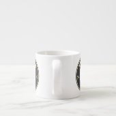 Trick or treat Halloween grim reaper karakter Espresso Kop (Achterkant)