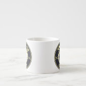 Trick or treat Halloween grim reaper karakter Espresso Kop (Voorkant)