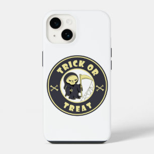 Trick or treat Halloween grim reaper karakter iPhone 14 Hoesje