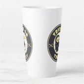 Trick or treat Halloween grim reaper karakter Latte Mok (Voorkant)