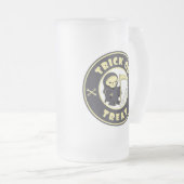 Trick or treat Halloween grim reaper karakter Matglas Bierpul (Voorkant rechts)