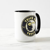 Trick or treat Halloween grim reaper karakter Mok (Voorkant rechts)