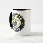 Trick or treat Halloween grim reaper karakter Mok (Voorkant links)