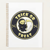 Trick or treat Halloween grim reaper karakter Planner (Voorkant)