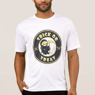 Trick or treat Halloween grim reaper karakter T-shirt
