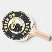 Trick or treat Halloween grim reaper karakter Tafeltennisbatje (Zijkant)