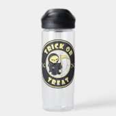 Trick or treat Halloween grim reaper karakter Waterfles (Achterkant)