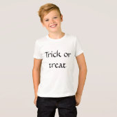 trick or treat Halloween-groet T-shirt (Voorkant volledig)