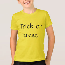 trick or treat Halloween-groet T-shirt