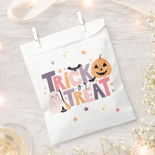 Trick or treat Halloween gunst Bag Treats Bag Bedankzakje (Geknipt)