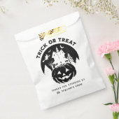 Trick or treat Halloween Haunted House Bedankzakje (Gezegeld)