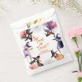 Trick or treat Halloween heksen verjaardagsfeestje Bedankzakje (Gezegeld)