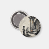 Trick or treat Halloween Horror Magneet (Voorkant / Achterkant)
