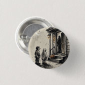 Trick or treat Halloween Horror Ronde Button 3,2 Cm (Voorkant /achterkant)