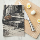 Trick or treat Halloween Horror Theedoek (Quarter Fold)