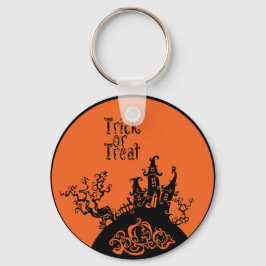 Trick or treat Halloween House Sleutelhanger