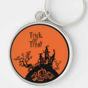 Trick or treat Halloween House Sleutelhanger