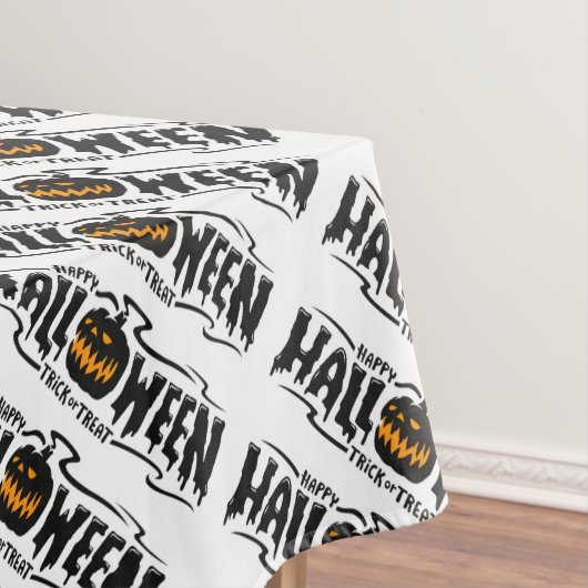Trick or treat Halloween Jack-O-Lantern Tafelkleed (Voorbeeld)