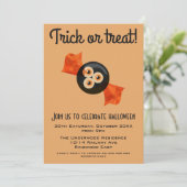 TRICK OR TREAT HALLOWEEN KAART (Staand voorkant)