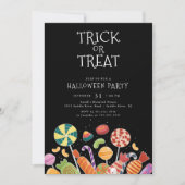 Trick or Treat Halloween Kaart (Voorkant)