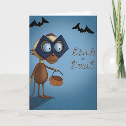 Trick or treat - Halloween Kaart (Voorkant)