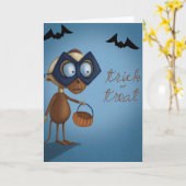 Trick or treat - Halloween Kaart (Gele Bloem)