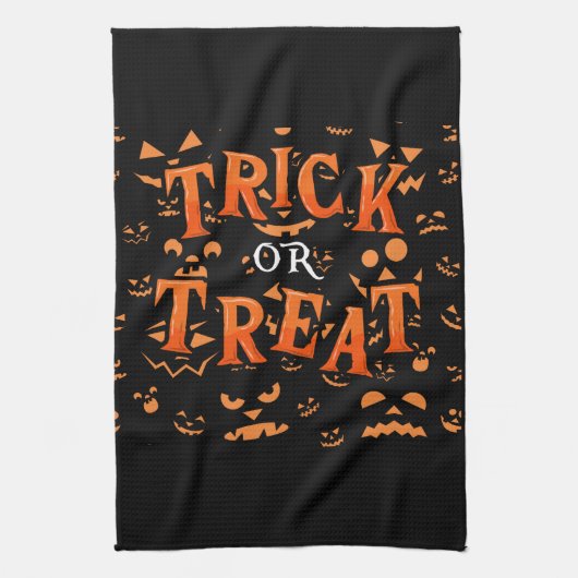 Trick or treat Halloween Keuken Handdoeken (Verticaal)