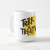 Trick or treat halloween koffiemok (Voorkant links)