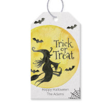 Trick or treat Halloween label