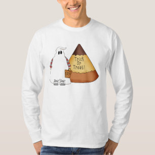 Trick-or-Treat Halloween lange mouw T-shirt