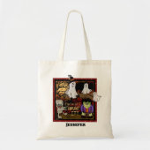 Trick-or-Treat Halloween Leuk Leuk Spook Aangepast Tote Bag (Voorkant)
