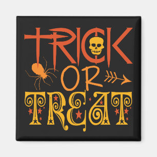 Trick or treat Halloween magnet