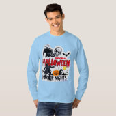 Trick or treat Halloween Mannen T-shirt met lange  (Voorkant volledig)