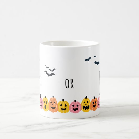 'Trick or treat' Halloween Mok - 11oz (Center)