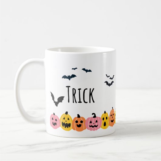 'Trick or treat' Halloween Mok - 11oz (Links)
