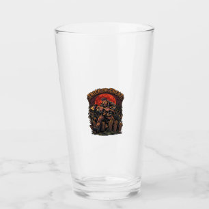Trick Or Treat Halloween Moordenaar Skelet Bijl Ro Glas