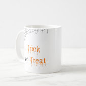 Trick or Treat Halloween Mug Koffiemok (Voorkant links)