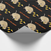 Trick or treat Halloween-muis met snoepkernen Cadeaupapier (Hoek)